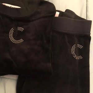 Juicy Couture Black Sweatsuit